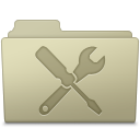 Utilities Folder Ash Icon 128x128 png